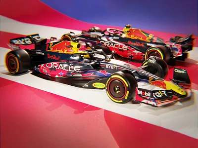 RB19 - Make Your Mark Austin Livery 3d 3d art 3d modeling branding c4d design f1 illustration livery rb19 redbull