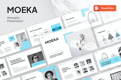 Moeka - Minimalist & Clean Powerpoint abstract annual business clean corporate download google slides keynote pitch pitch deck powerpoint powerpoint template pptx presentation presentation template professional slides template ui web