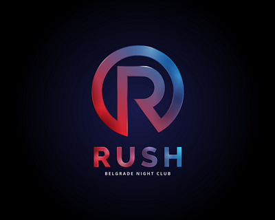 RUSH | BELGRADE NIGHT CLUB app branding design graphic design logo