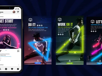 Social media designs===fitness adobe illustrator adobe photoshop advertisement coach facebook fitness flyer design graphic design illustration instagram social media ads social media designs tiktok