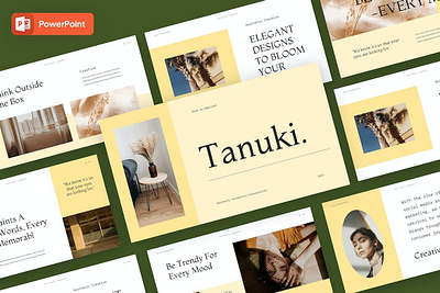 Tanuki - Aesthetic Powerpoint Presentation abstract annual business clean corporate download google slides keynote pitch pitch deck powerpoint powerpoint template pptx presentation presentation template professional slides template ui web