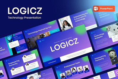 Logicz - Technology Powerpoint Template abstract annual business clean corporate download google slides keynote pitch pitch deck powerpoint powerpoint template pptx presentation presentation template professional slides template ui web