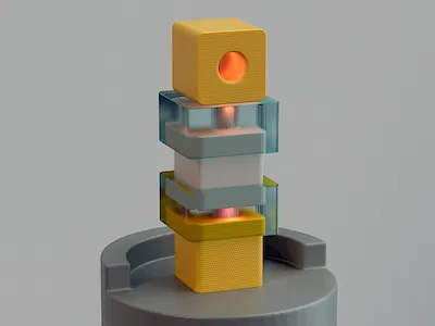 Plastic Totem. 3d animation branding c4d character cinema 4d design gif graphic design illustration motion graphics octane redshift totem ui