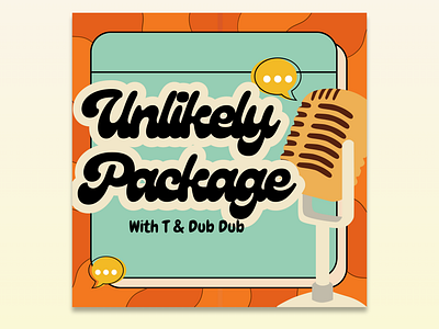 Unlikely Package Logo affordable beckett beckettr branding cover design easy graphic design kid logo music podcast podcast cover podcast logo quick spotify