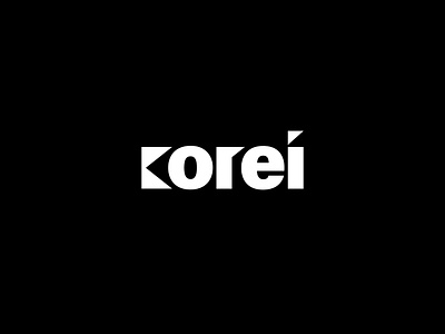 Korei Wordmark abstract logo brand designer brand identity brand identity design branding design illustration lettermark logo modernlogodesign ui