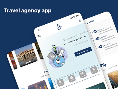 Travel agency app adobe adobexd app application design mobileapp tour travelapp ui uidesign uiux
