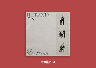 Fleetwood Mac - Go your own way Coverart by Studiorina albumcover artwork brand branding cover coverart design graphic design photoshop
