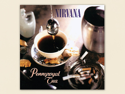 Nirvana Penny Royal Tea album cover art direction cd cover design design for music graphic design