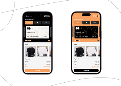 StripesCheckout | Daily UI app app design checkout credit card design payment ui ux
