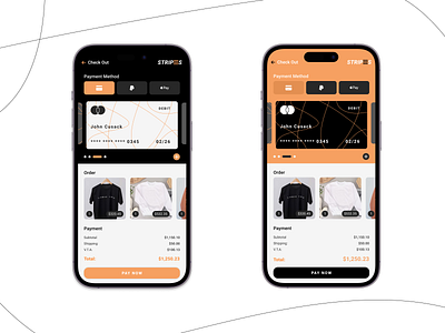 StripesCheckout | Daily UI app app design checkout credit card design payment ui ux