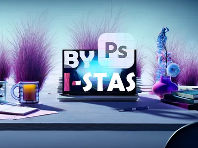 🟣Purple World - Wallpaper 3d abstract books crystal design desktop fantastic flower firefly fluffy texture graphic design laptop logo photoshop beta planet ui ux wallpaper workplace