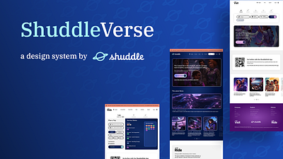 Creating ShuddleVerse, a new Design System by Shuddle design graphic design