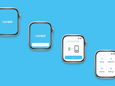 Increst stock investment smartwatch login app apple watch crypto design investment login product design smartwatch stock ui uiux ux watch watch app