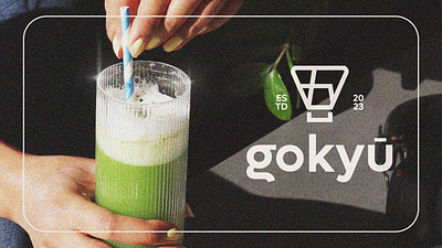 Gokyū - Matcha Brand Identity brand identity branding graphic design icongraphy illustration logo matcha packaging typography