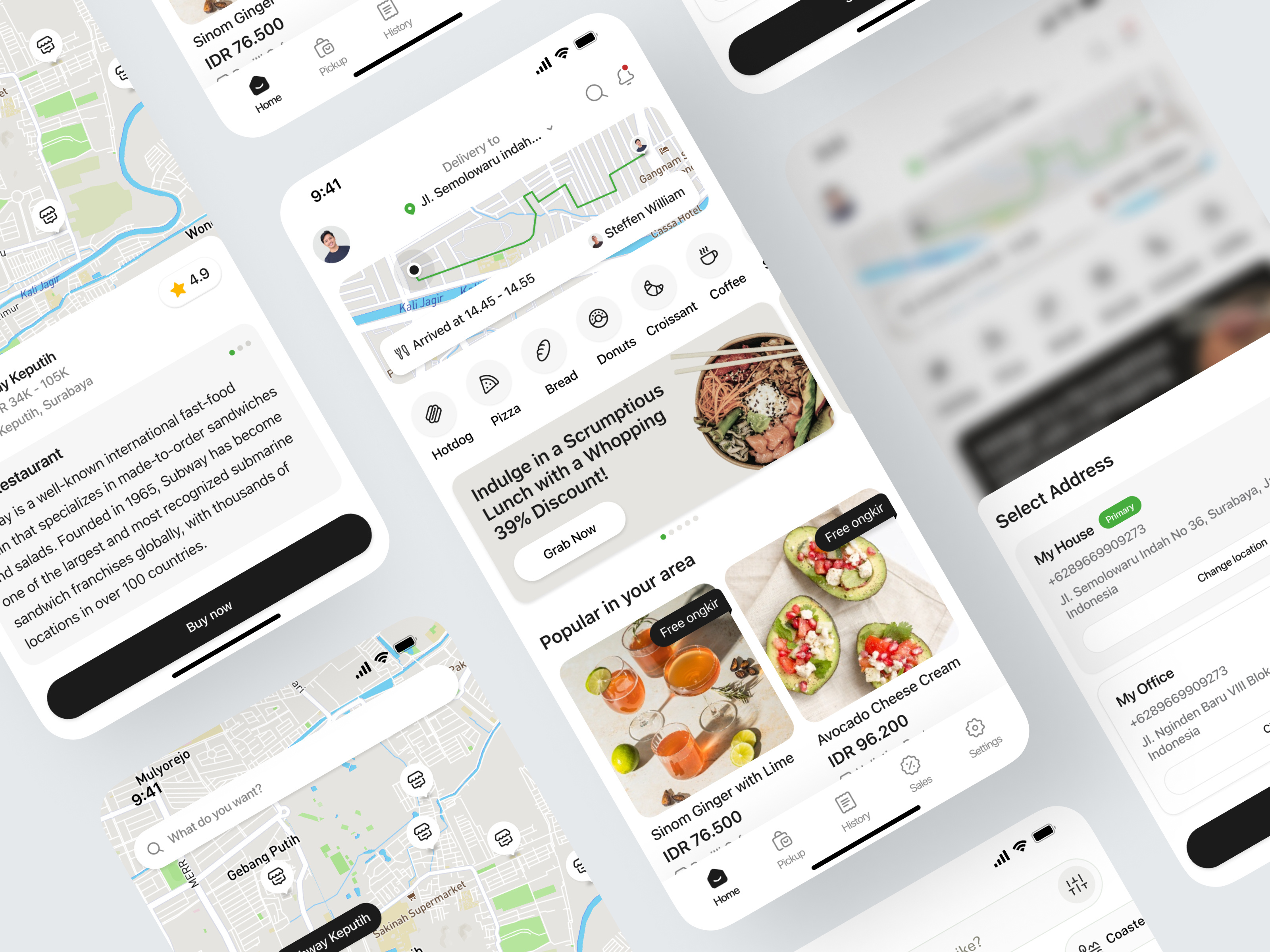 Fodiezt - Food Delivery Mobile App by Rijal ☘️ for Caraka on Dribbble