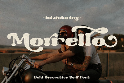 Free Bold Retro Decorative Serif Font - Morrello 80s font free font