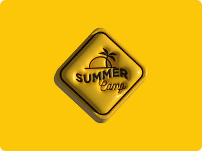 Summer Camp 3d brand branding camp design graphic design illustration key visual logo poland sign summer symbol visual wroclaw