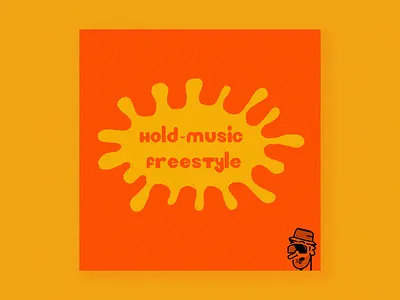 Hold-Music Freestyle Cover Art album art avatar bashful brooklyn ny cover freestyle gif hold illustration motion music musician nickelodeon orange pulse rap splat spotify yellow