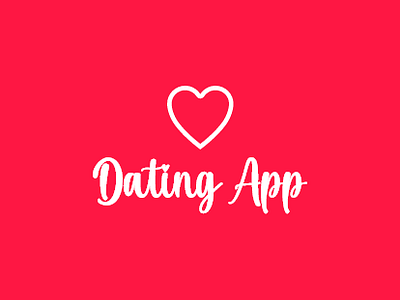 Dating App 3d animation app branding design flat graphic design icon illustration illustrator logo minimal typography ui uiux ux vector web website