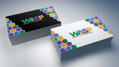 Wasp Business Card Design branding graphic design logo