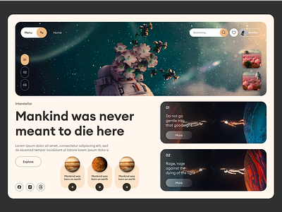 Mankind was never meant to die here design ui