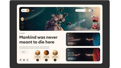 Mankind was never meant to die here design ui