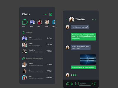 ChitChat 🗣️ app chat chit colour design direct messenger messenger app ui ux