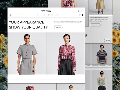 E-Commerce Landing Page agency landing page agency web design branding clothing design dribble best shot e commerse fashion graphic design landing page online shop outfit trend ui uidesign uiux uiux design web web design