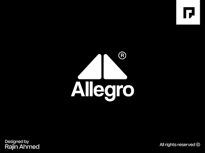 Allegro® branding graphic design logo logo design logo designer logos logotype tech logo tech logo design technology technology logo