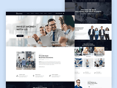 Corporate Business HTML Template - Businex startup