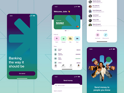 Mobile Banking App Design bank app banking best desing branding card design finance finance app graphic design mobile app money transfer payment ui ux