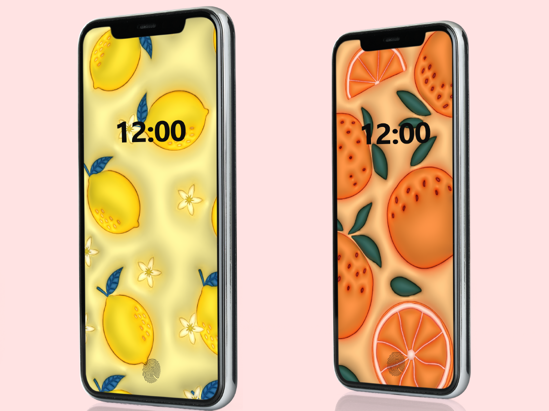 Fruit Wallpapers by Katanastasiya on Dribbble