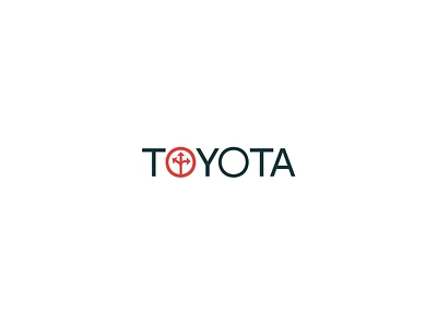 Toyota Brand Identity Design branding clean design minimalist typography