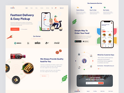 Cooking-Online Food Delivery🍔 app ui food app food delivery app design food delivery services foodi grocery food ios mobile app design online food splash screen ui ux website design