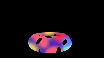 3D Donut 3d animation cinema 4d donut motion police texture