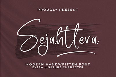 Sejahttera - Modern Handwritten Font drawn