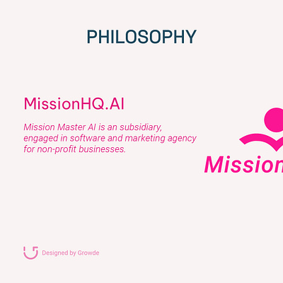 MissionHQ.AI Logo Concept adobeillustrator desainlogoindonesia desainlogosurakarta growdeindonesia growdelogo logo missionhq.ai modernlogo