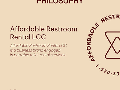 Affordable Restroom Rental LLC Logo Concept adobeillustrator affordable restroom rental llc desainlogoindonesia desainlogosurakarta growdeindonesia growdelogo modernlogo rentallogo restroomlogo toiletlogo
