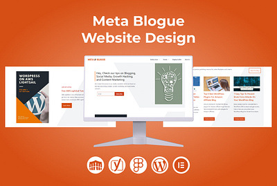 Meta Blogue Website Design attractive website business website design graphic design illustration landing page responsive website web design website design