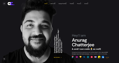 Website Launched 🚀 dark theme light ui mobile design portfolio uiux website