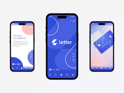 Letter Mobile App design: iOS Android ux ui designer android android app design android app designer app app design app interface app interface designer app ui design app ui designer application application design apps ui design ios iphone mobile mobile app mobile app design mobile applications design mobile ui mobile ui designer