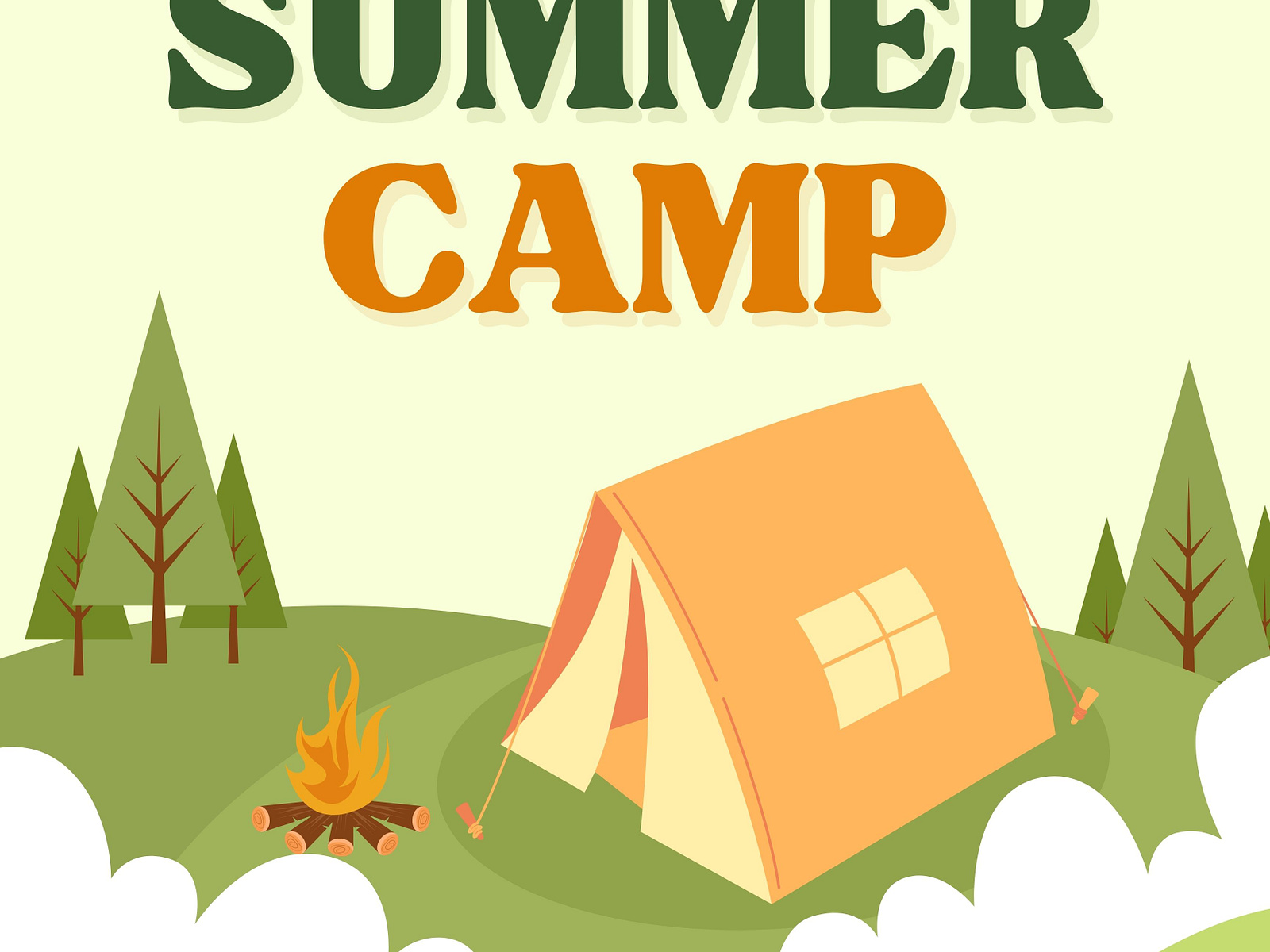 Kids Summer Camp by Risart23 on Dribbble