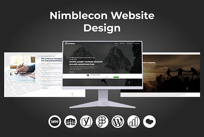 Nimblecon Website Design attractive website business website design graphic design illustration landing page responsive website web design website design