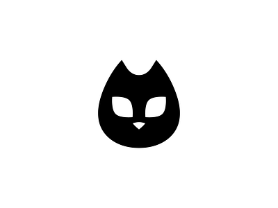 Ginger Cat / Logo black brand branding cat character eye face ginger graphic design icon identity logo logodesign logotype mark minimalistic shape sign vector white