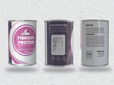 Protein Packaging Design graphic design illustration illustrator labelling product desgin