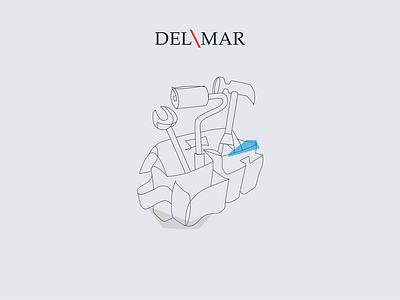 Del Mar - Estimate Ready Animation. Visual Strategy animation branding graphic design illustration motion graphics stroke
