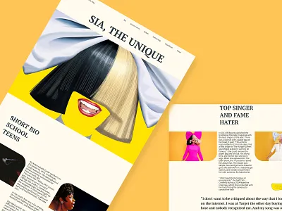 Sia longread design illustration landing page longread sia text ui web design