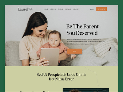 Homepage Design for Laurel Tester design homepage landingpage ui ui ux