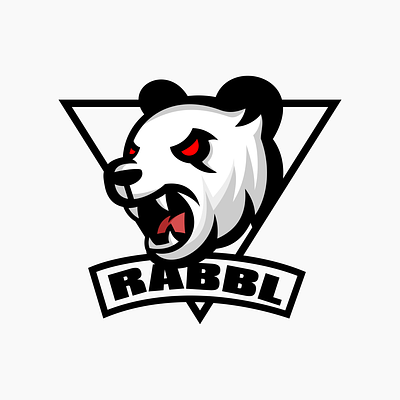 Logo Design for RABBL branding cartoon design freelance designer freelance work graphic design logo logo design logo design branding mascot logo panda tabletop gaming vector