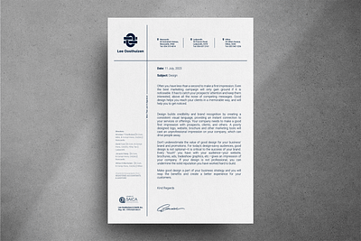 Elegant Letterhead for Newcastle's Most Est. Accounting Firm businessstationery designportfolio